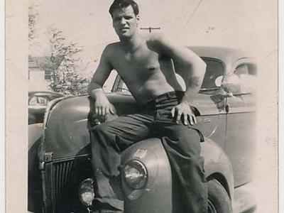 a person sitting posing for the camera