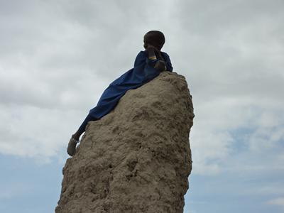 Girl on a Termite Mound