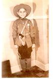Photo of Boy in RCMP Uniform