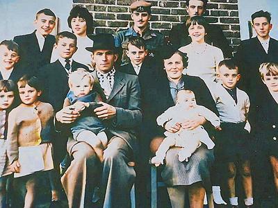 a group of people posing for a photo