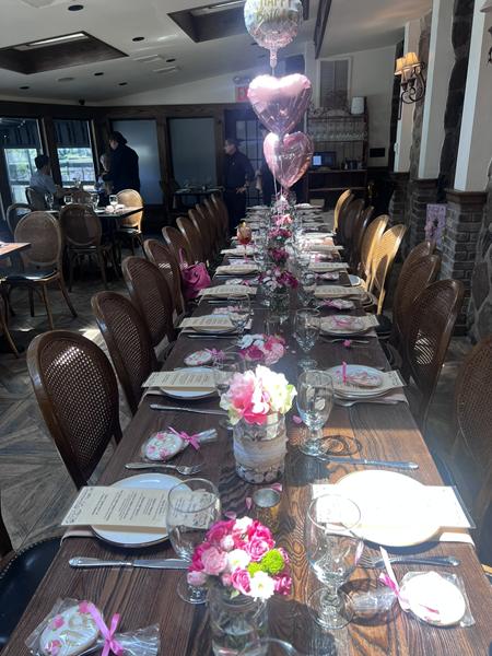table set up