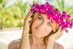 Girl with beautiful skin