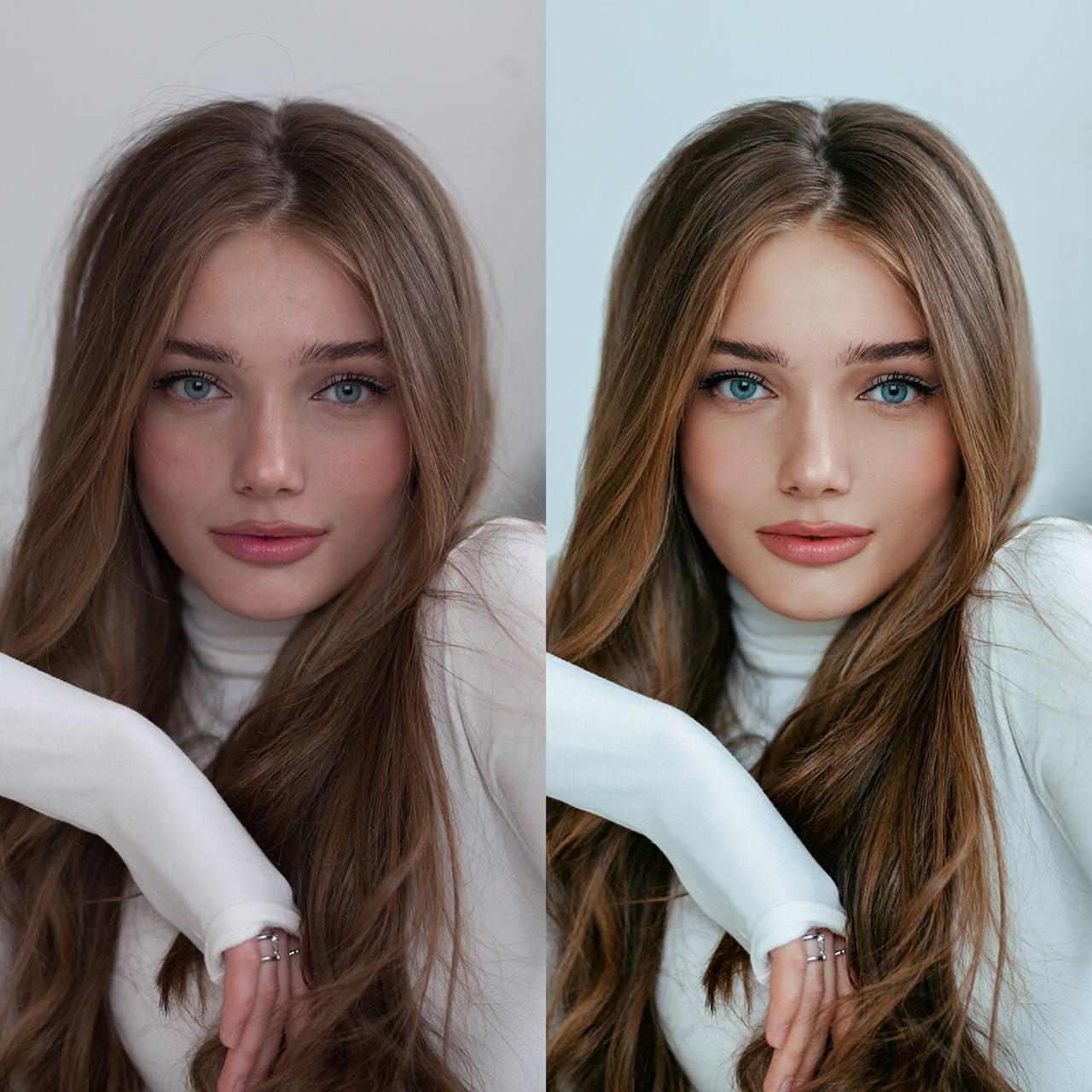 Natural Beauty Retouching – Hair & Skin Enhancement