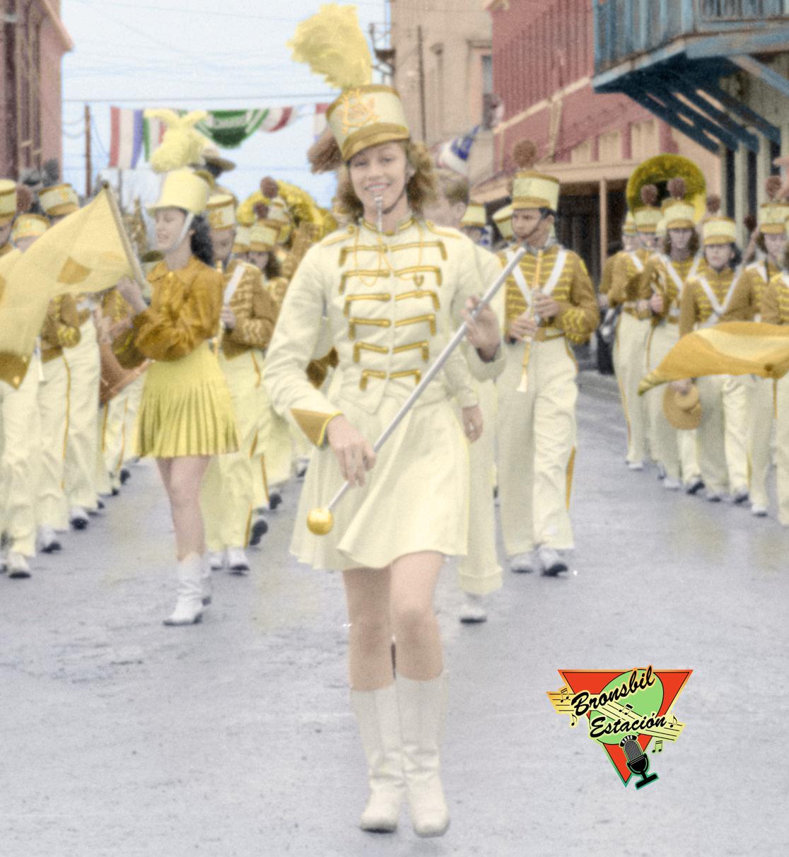 Marching Band in Brownsville, Texas 1942