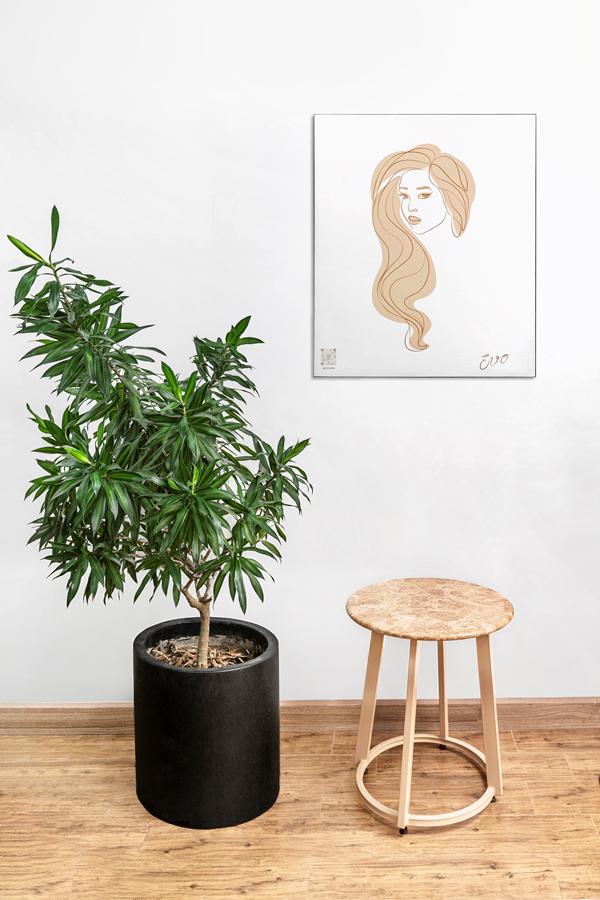 Interior retouching with artwork for @ArtDzhioeva