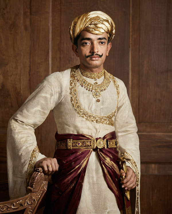     Totally restoration and coloring of Indian man portrait