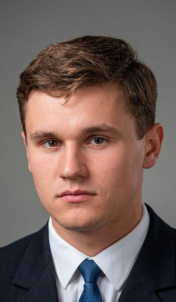 Totally restoration and colorization of old man portrait 