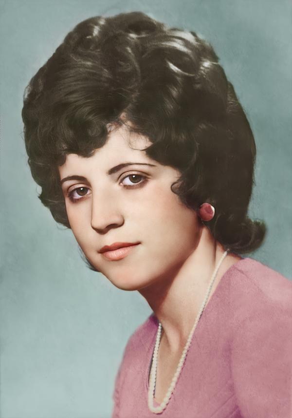 Woman portrait - restored and colorized