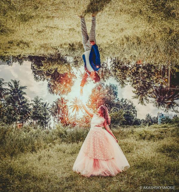 prewedding couples  Photoshop manipulation