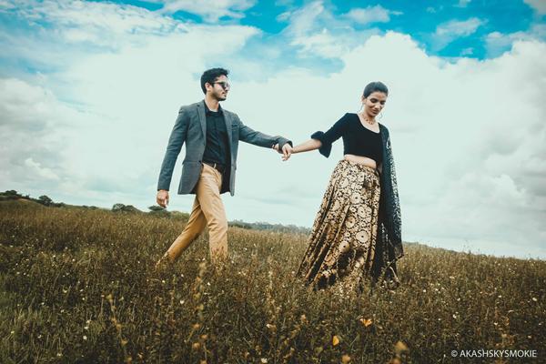 prewedding couples shoot and color grading with photoshop touch