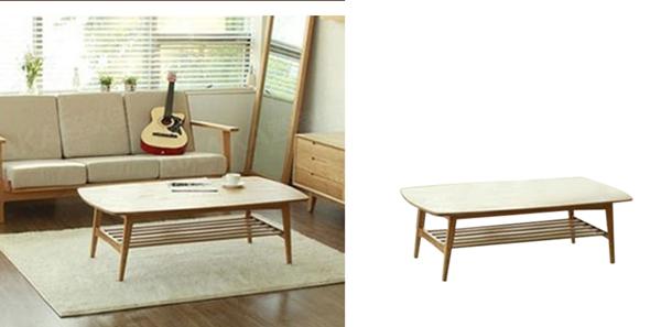 Keep coffee table and sofa without guitar