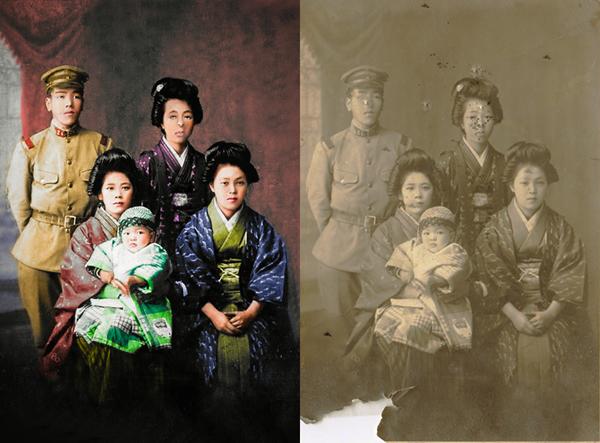 Restoration Japanese family