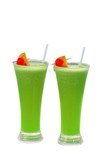 Juice glass after color correction