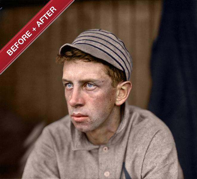 Photo Eddie-Collins-1910 edited by Tom W. - Phowd