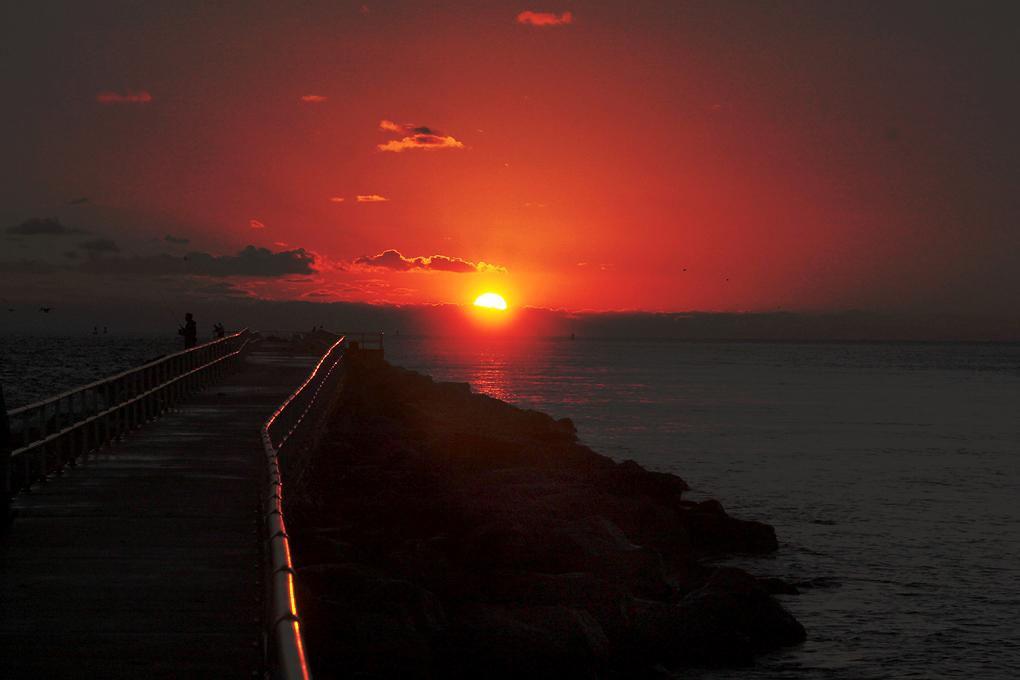 Sunrise at Ponce Inlet