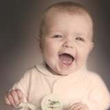 Photo Redesign Smiling Baby