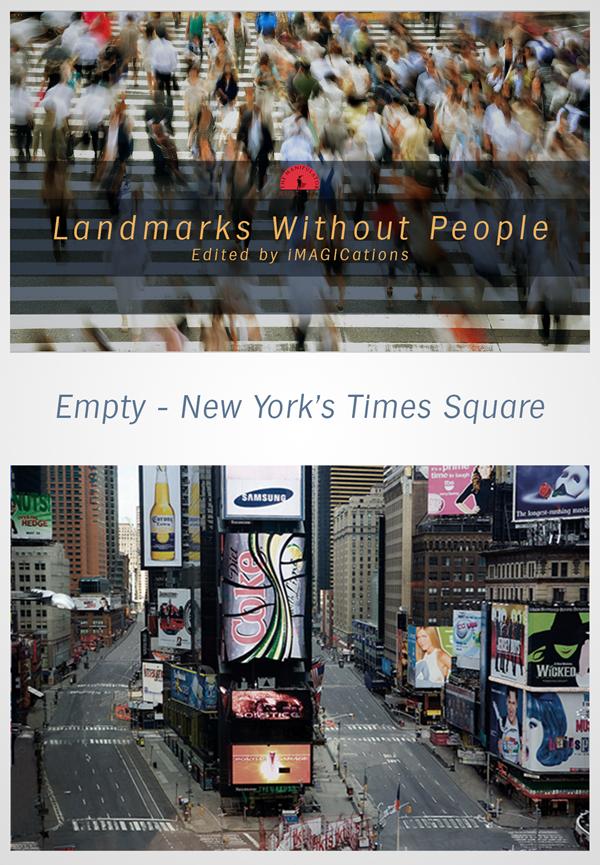 New York's Time Square Without People