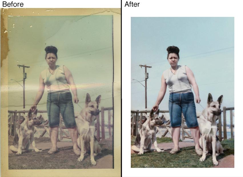 photo restoration