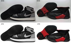 Shoes before after