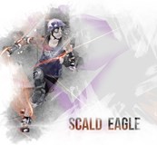 Rose City All-Star Roller Derby Jammer Scald Eagle