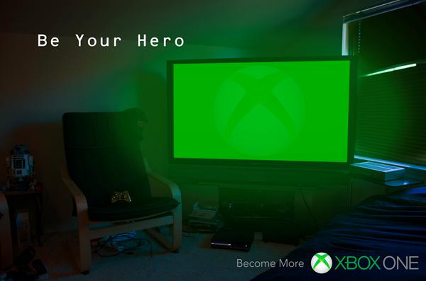 Xbox One mock-up ad