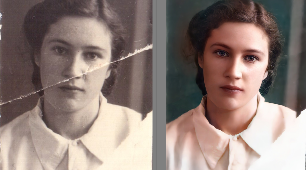 restoring an old photo