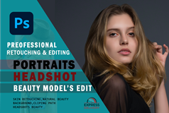 High end photo retouching and editing