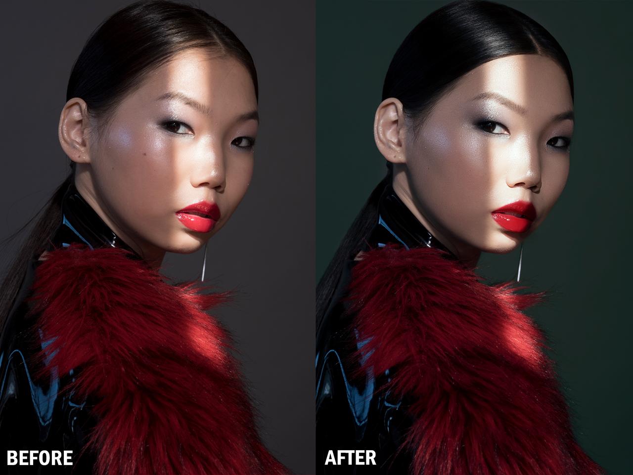 ASIAN GIRL PORTRAIT B&A 10MB