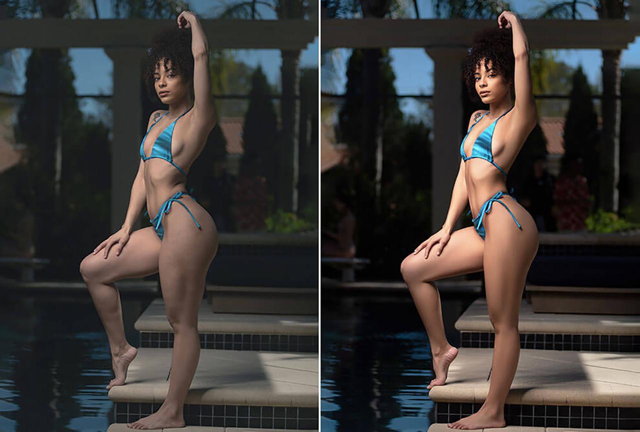 Model-Photo-Color-Correction