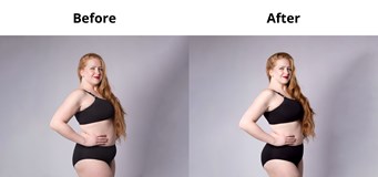 Body shape retouching
