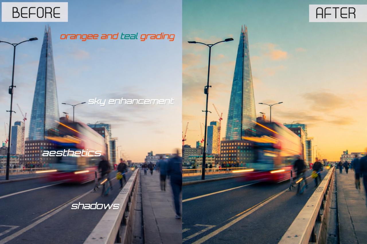 Professional colour grading