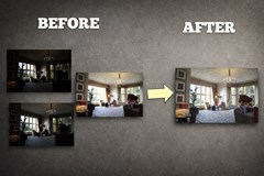 HDR blending real estate