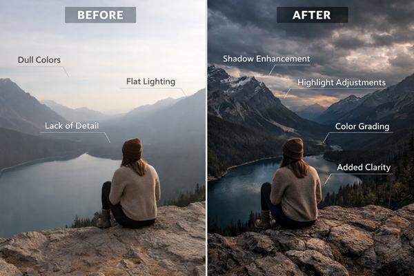 Advanced photo enhancement