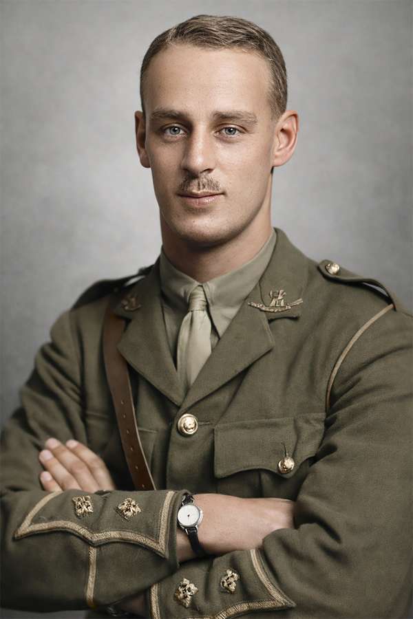 World War One Officer Bernard Pitts Ayre - 1892 to 1916