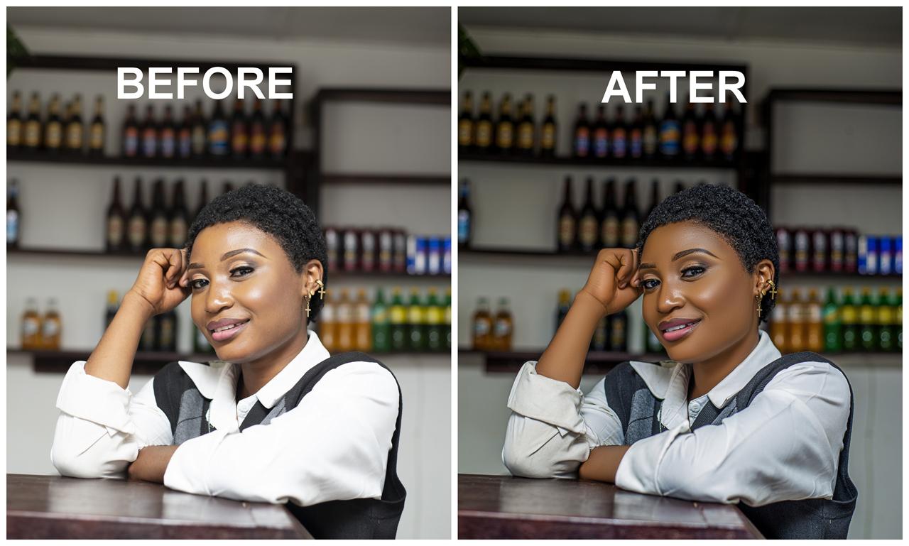 Portrait Retouching Before & After