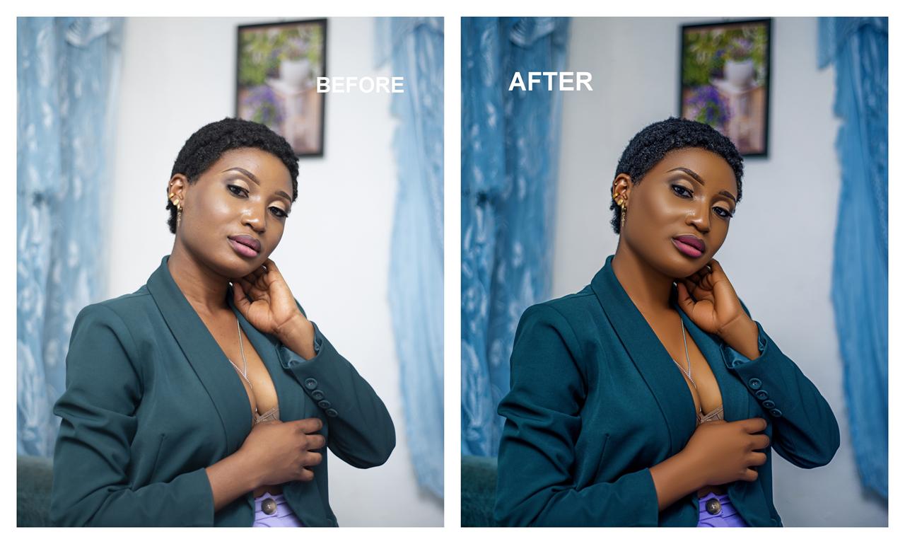 Portrait Retouching Before & After