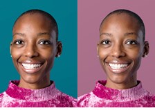 african-woman-face- before and after