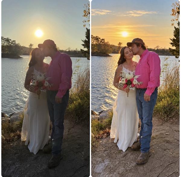 Wedding Photo Retouching EXAMPLE