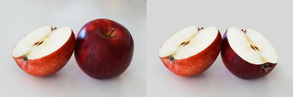 Cut an apple