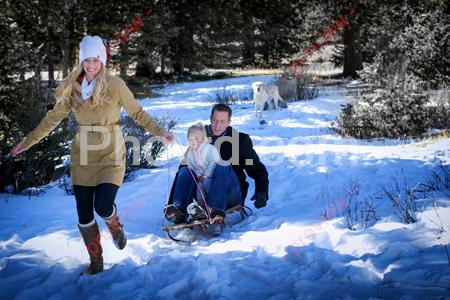 Winter family photo