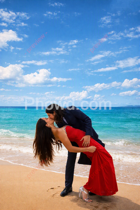 Natural Beach Background Photo Editing | Realistic Sky, Sand & Ocean